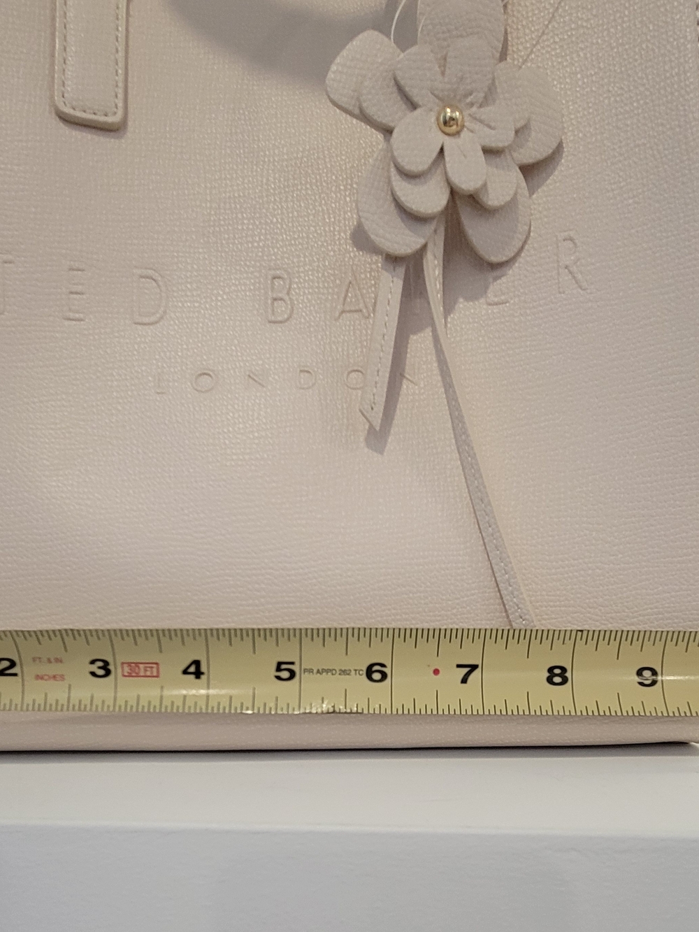 Ted Baker Ivory Floral Charm Tote Bag - Picture 8 of 9